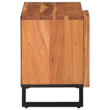 Meuble TV 80x34x46 cm bois d'acacia massif