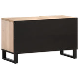 Meuble TV 80x34x46 cm bois massif de manguier