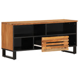 Meuble TV 100x34x46 cm bois d'acacia massif