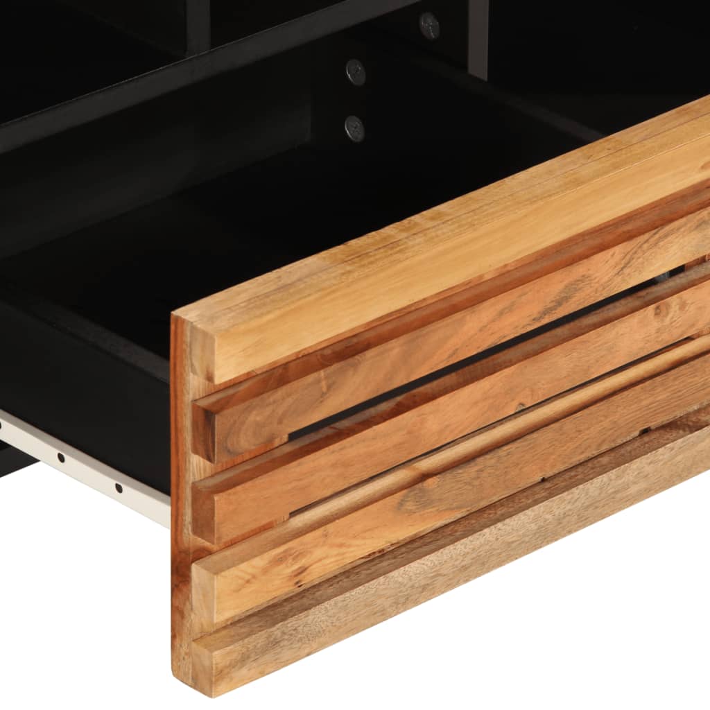 Meuble TV 100x34x46 cm bois d'acacia massif