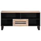 Meuble TV 100x34x46 cm bois massif de manguier