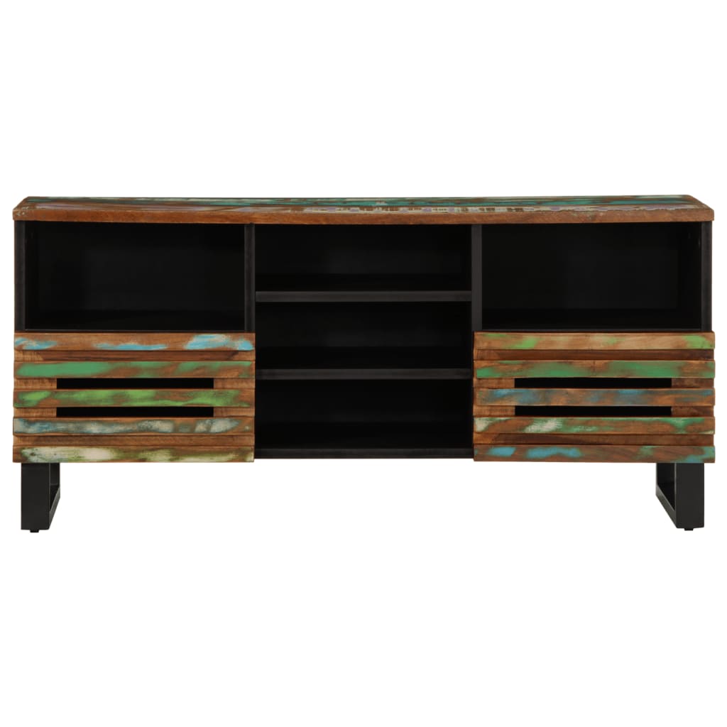 Meuble TV 100x34x46 cm bois d'acacia massif