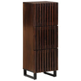 Braunes Sideboard 40x34x110 cm aus massivem Mangoholz