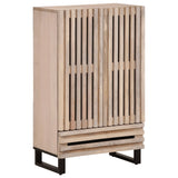 Sideboard 60x34x100 cm aus massivem Mangoholz