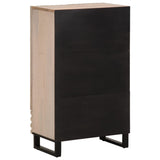 Sideboard 60x34x100 cm aus massivem Mangoholz