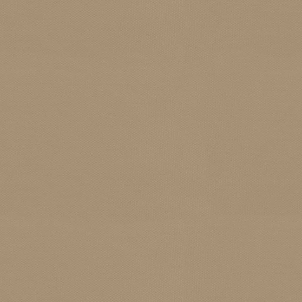 Tonnelle avec parois en filet taupe 4x3 m acier