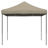 Tente de réception pliable escamotable taupe 292x292x315 cm