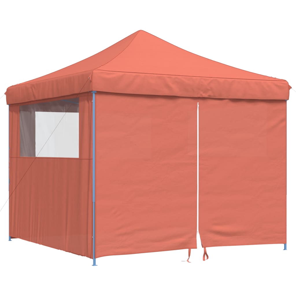 Pop-up folding party tent with 4 side walls