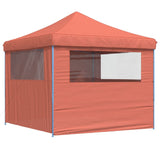 Pop-up folding party tent with 4 side walls