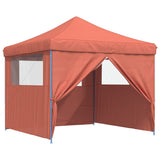 Pop-up folding party tent with 4 side walls