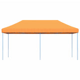 Tente de réception pliable escamotable orange 580x292x315 cm