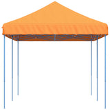 Tente de réception pliable escamotable orange 580x292x315 cm