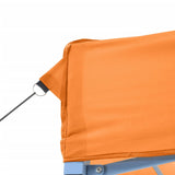 Tente de réception pliable escamotable orange 580x292x315 cm