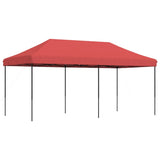 Tente de réception pliable escamotable bordeaux 580x292x315 cm