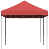 Tente de réception pliable escamotable bordeaux 580x292x315 cm