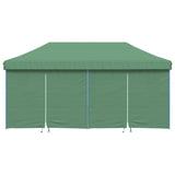 Green 4-sided pop-up folding reception tent