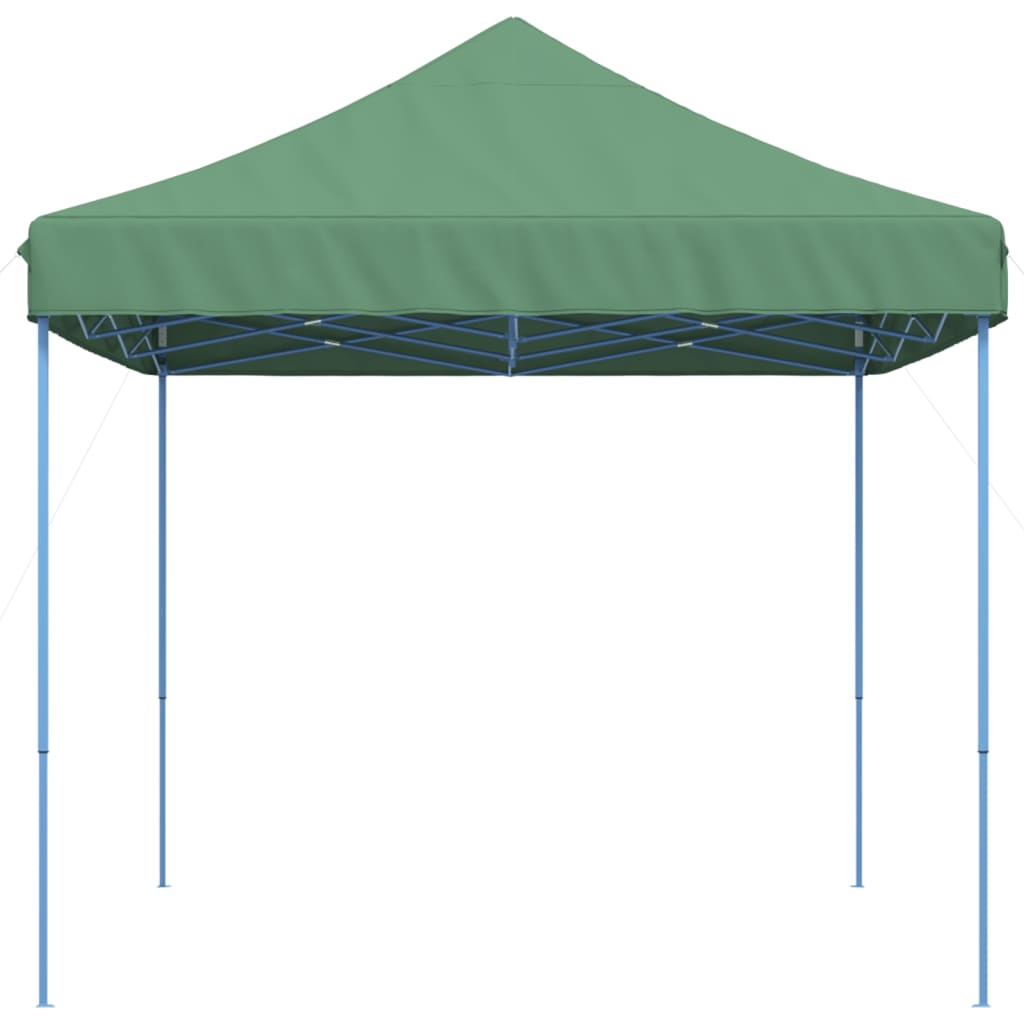 Green retractable folding reception tent 440x292x315 cm