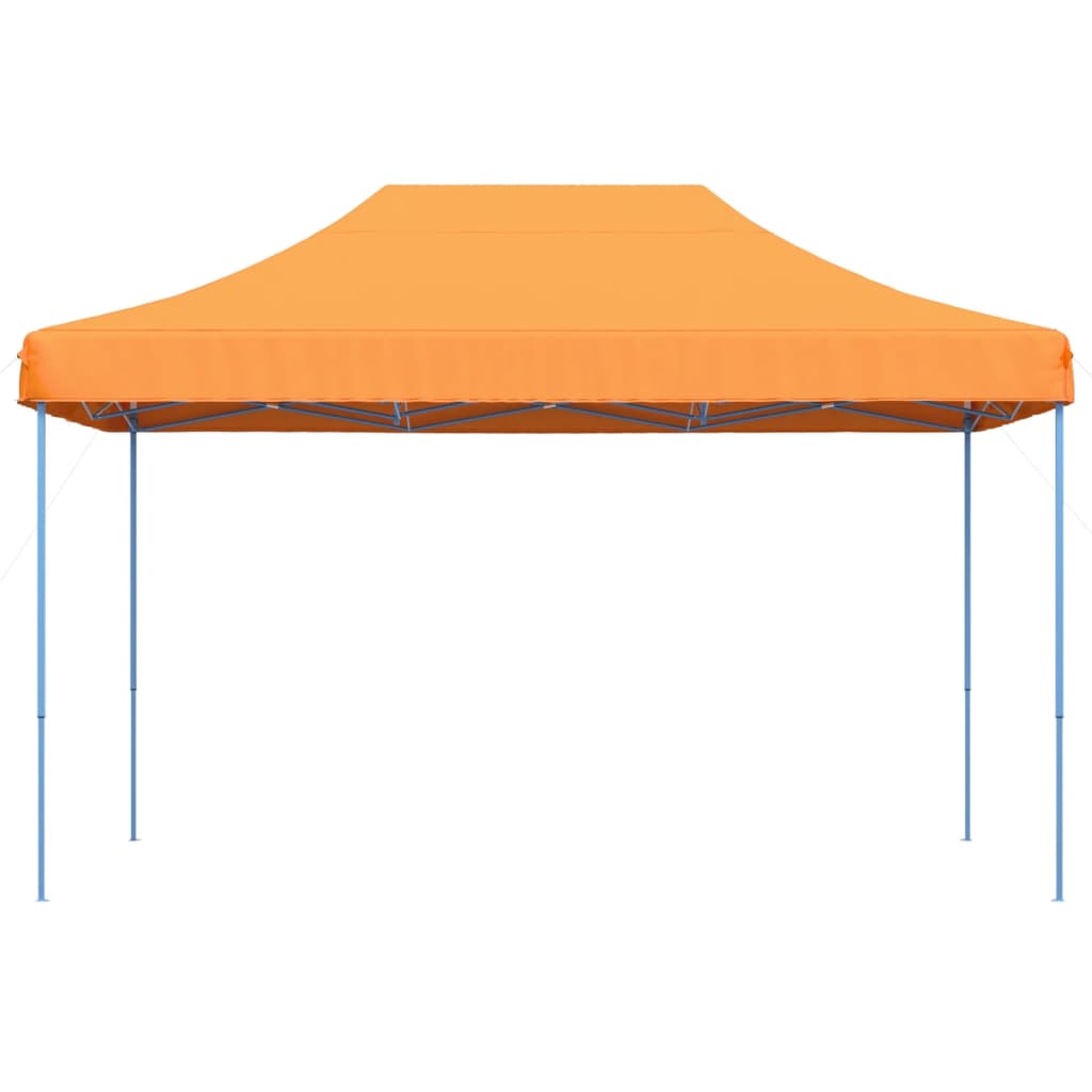 Tente de réception pliable escamotable orange 440x292x315 cm