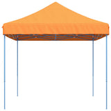 Tente de réception pliable escamotable orange 440x292x315 cm