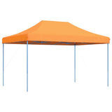 Tente de réception pliable escamotable orange 440x292x315 cm