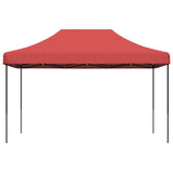 Tente de réception pliable escamotable bordeaux 440x292x315 cm