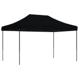 Tente de réception pliable escamotable noir 440x292x315 cm