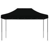 Tente de réception pliable escamotable noir 440x292x315 cm