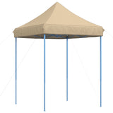 Tente de réception pliable escamotable beige 200x200x306 cm