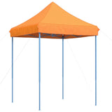 Tente de réception pliable escamotable orange 200x200x306 cm