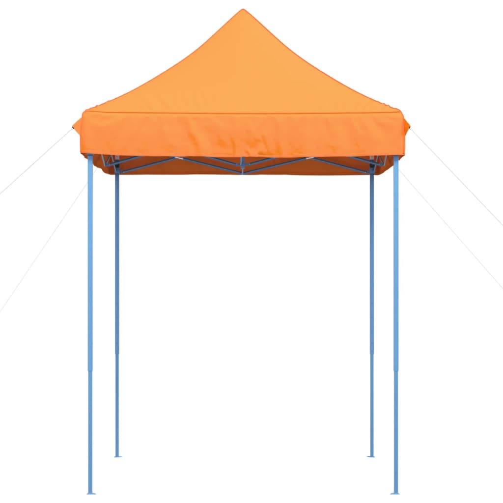 Tente de réception pliable escamotable orange 200x200x306 cm