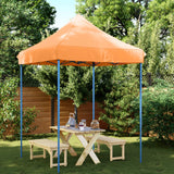 Tente de réception pliable escamotable orange 200x200x306 cm