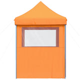 Pop-up folding party tent with 4 side walls