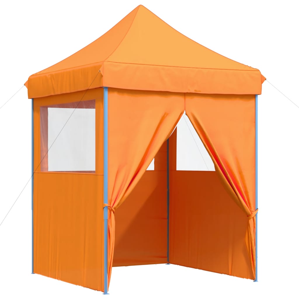 Pop-up folding party tent with 4 side walls