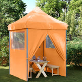 Pop-up folding party tent with 4 side walls