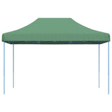 Green retractable folding reception tent 410x279x315 cm