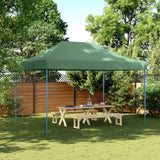 Tente de réception pliable escamotable vert 410x279x315 cm