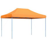 Tente de réception pliable escamotable orange 410x279x315 cm