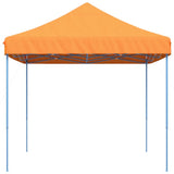 Tente de réception pliable escamotable orange 410x279x315 cm