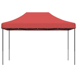 Tente de réception pliable escamotable bordeaux 410x279x315 cm