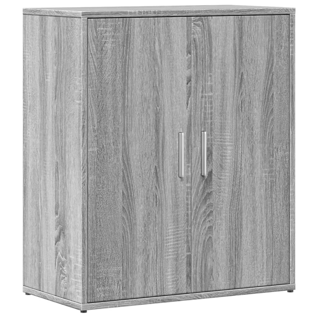 Sonoma graues Sideboard 60x31x70 cm, Holzwerkstoff