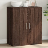 Brown oak sideboard 60x31x70 cm engineered wood