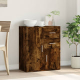 Buffet chêne fumé 60x31x70 cm bois d'ingénierie