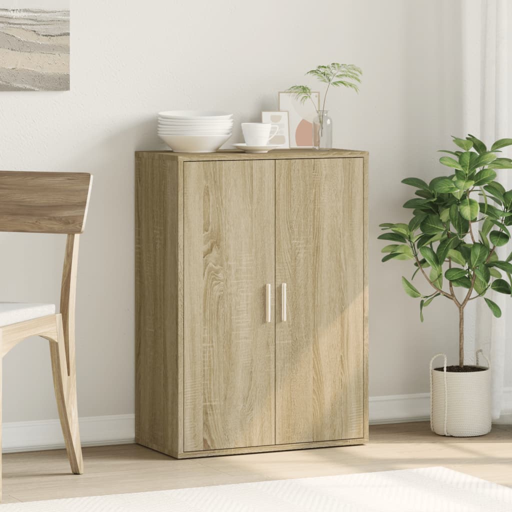 Buffet chêne sonoma 60x31x84 cm bois d'ingénierie