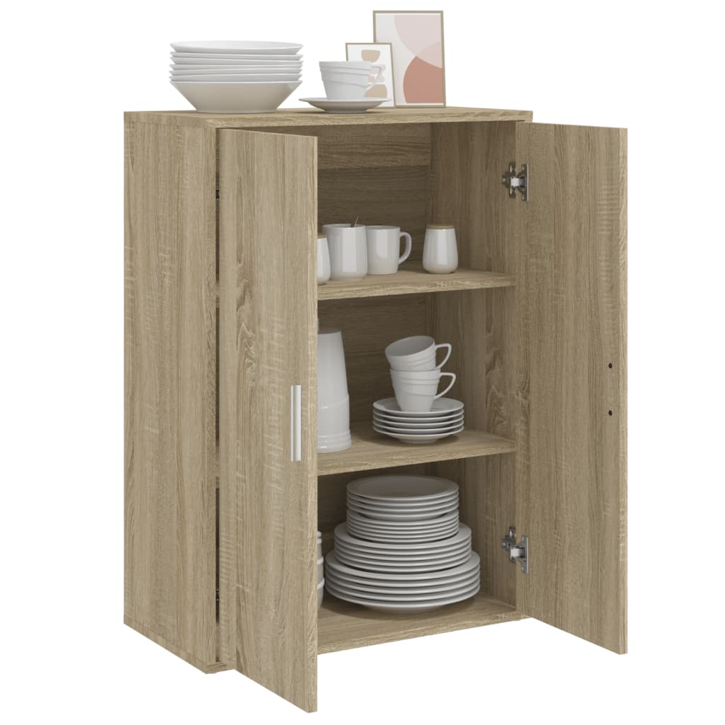 Buffet chêne sonoma 60x31x84 cm bois d'ingénierie