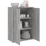 Buffet sonoma gris 60x31x84 cm bois d'ingénierie