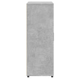 Concrete gray sideboard 60x31x84 cm engineered wood