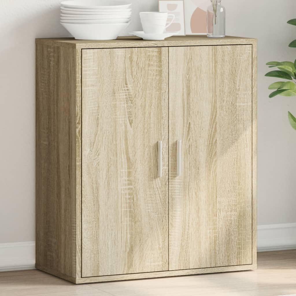 Buffet chêne sonoma 79x38x80 cm bois d'ingénierie