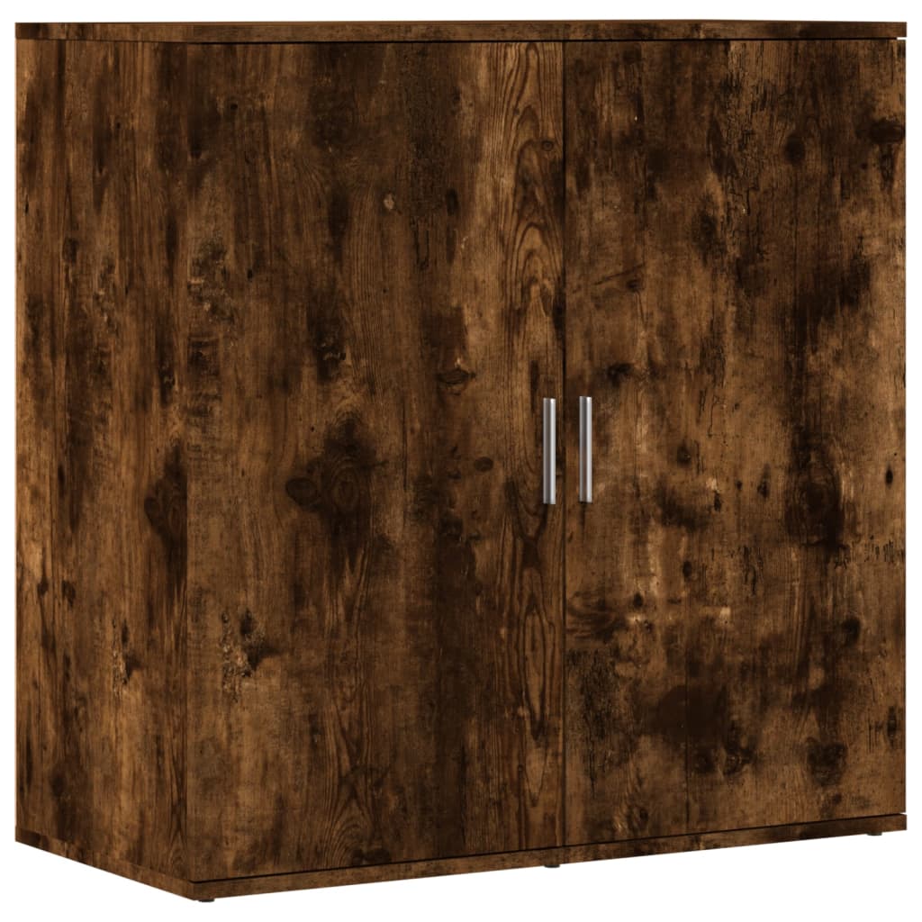 Buffet chêne fumé 79x38x80 cm bois d'ingénierie