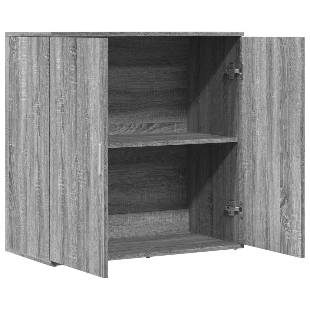 Buffet sonoma gris 79x38x80 cm bois d'ingénierie