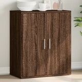 Brown oak sideboard 79x38x80 cm engineered wood